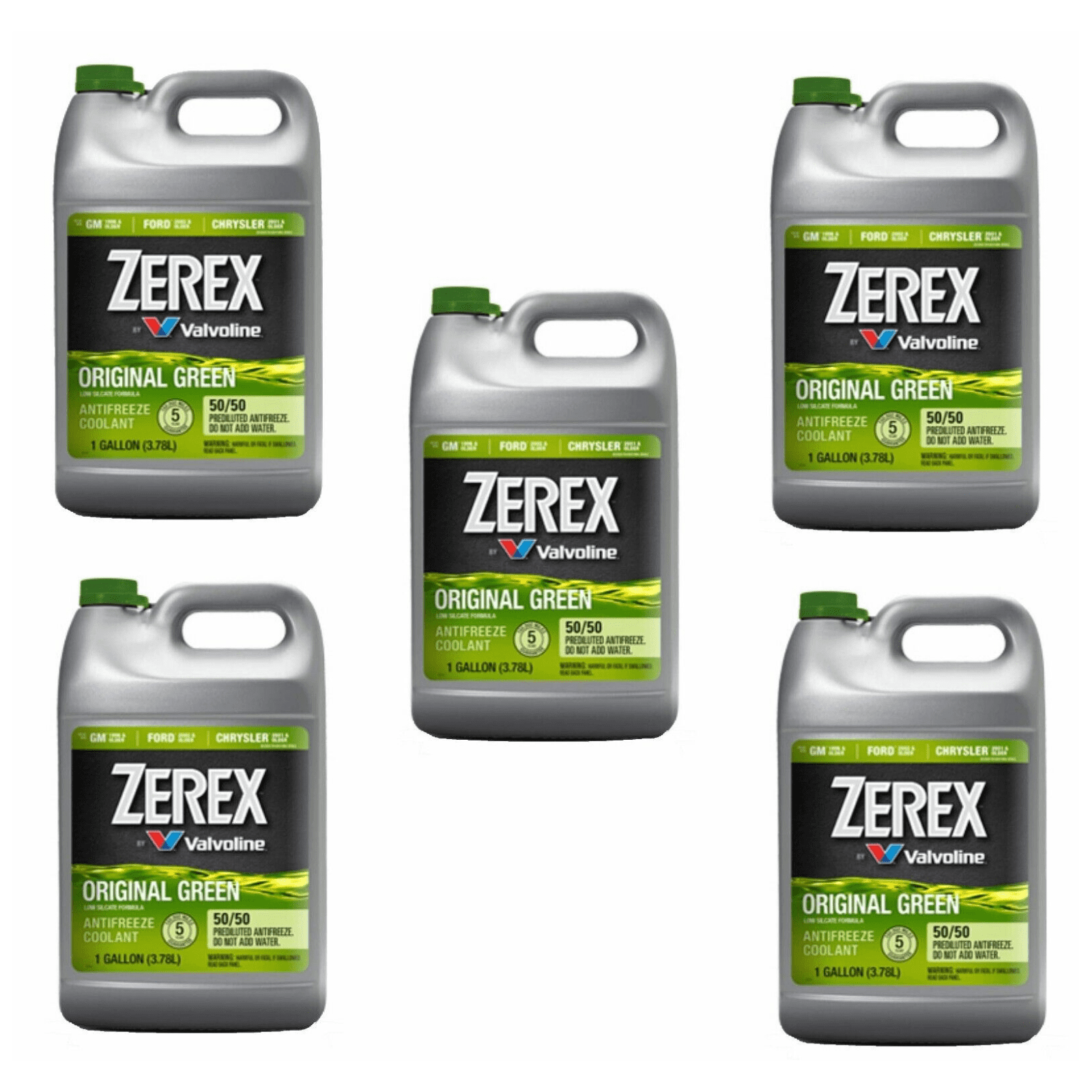 5 Gallons Engine Motor Coolant/Antifreeze Prediluted Valvoline Zerex