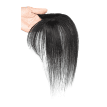 viviaBella Clip in Bangs Real Human Hair with high cranial top for volume Light and airy French bangs for women Clip On Air Bangs for Daily Wear (Natural Black, 3D French Bangs 1.57"X2.36")