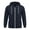 Dark Blue, variant on Bxsruta Mens Zip Up Hoodie Long Sleeve Casual Athletic Jacket with Drawstring