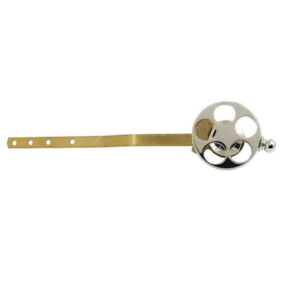 Kingston Brass KTRKX6 Webb Front Mount Toilet Tank Lever with Knurled Handle in Polished Nickel