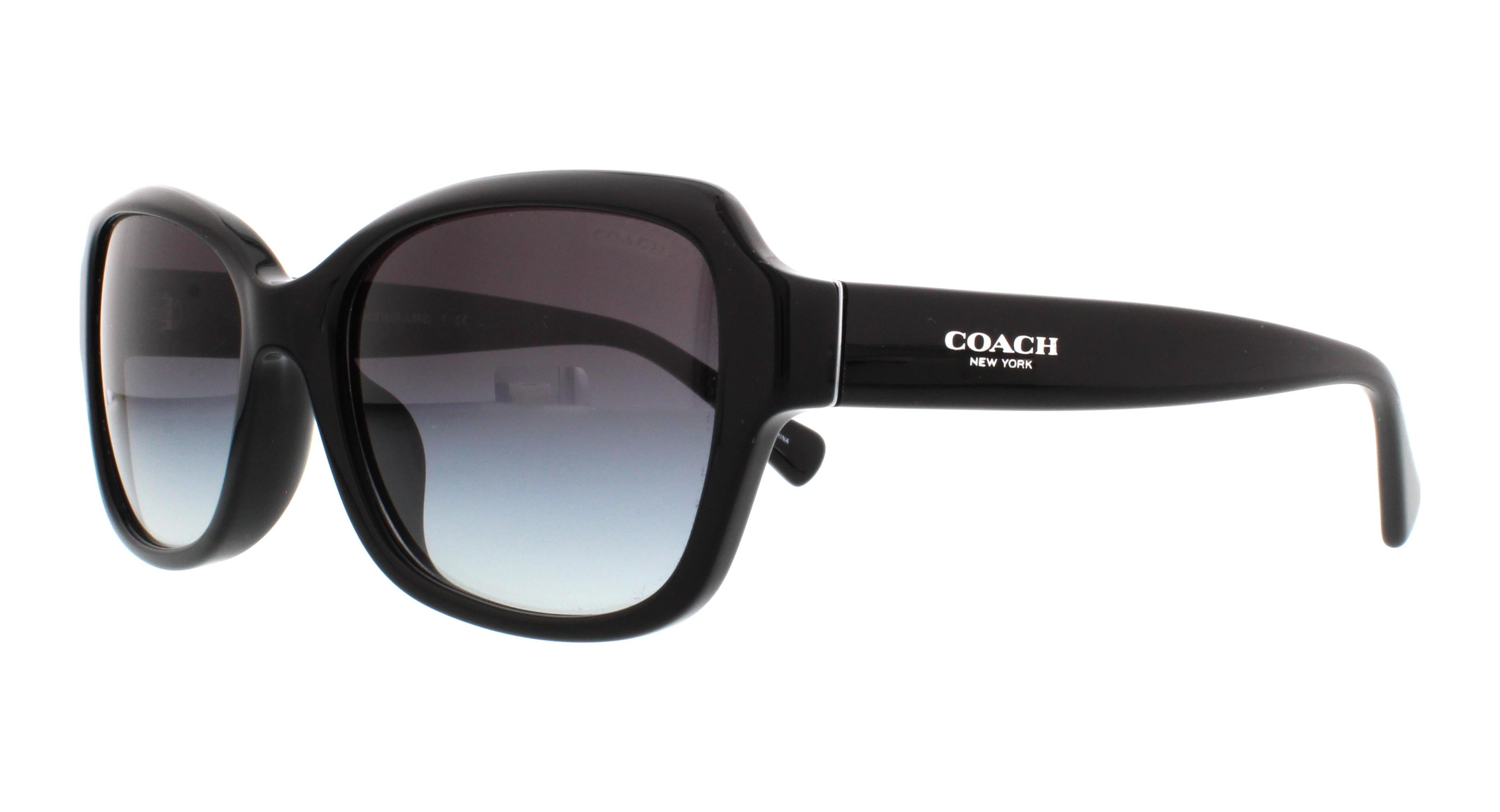 Coach COACH Sunglasses HC 8160F 500211 Black 56MM