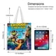 thumbnail image 5 of The Croods Bolso de tela con estampado de lienzo para mujer, bolsa de compras reutilizable y estética, con cremallera interior, regalo para mujer,40*45cm., 5 of 6