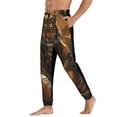 thumbnail image 3 of Kdxio Tiger In The Fallen Leaf Forest Pattern Joggers,Sweatpants for Men with Pockets-X-Large, 3 of 5
