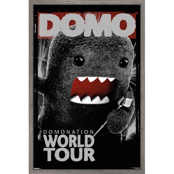 Domo - Domonation World Tour Wall Poster, 14.725" x 22.375" Framed