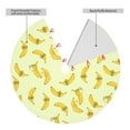 thumbnail image 2 of Lsque Bananas Print Christmas Tree Skirt, Tree Skirt with Ties or Velcro, Perfect for Holiday Decorations, Halloween, and New Year-36", 2 of 7