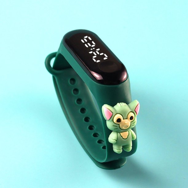 Reloj inteligente a prueba de agua con pantalla táctil para niños, reloj electrónico Digital LED para niños y niñas, pulsera deportiva para bebés, regalo de cumpleaños Gao Jinjia LED
