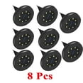 thumbnail image 2 of 8 Pcs Solar Walkway Buried LED Lights Landscape Disk Light for Garden Pool Patio, 2 of 8
