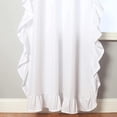 thumbnail image 4 of Innerwin Window Curtain Thermal Insulated Drapes Energy Efficient Blackout Thick Solid Curtains UV Protection Ruffled Rod Pocket Privacy Panel White W:59"x H:98"/ 150cm*250cm, 4 of 8