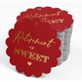 thumbnail image 4 of Inkdotpot Real Gold Foil Retirement Is Sweet Text Tags Favor Hang Paper Tags 100 Pieces, 4 of 6