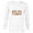 White, variant on Disney Mickey and Friends Pluto Lettering Classic - Long Sleeve T-Shirt for Men – Customized-White