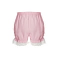 thumbnail image 2 of Miaeowve Kids Girls Bloomers Lace Trim Ruffled Shorts Pettipants Pumpkin Shorts Safety Pants Satin Pink 170, 2 of 7