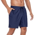 thumbnail image 6 of RELLECIGA Men's Navy Blue Swim Trunks Quick Dry Board Shorts with Pockets Bathing Suits, 6 of 6