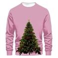 thumbnail image 2 of Sudaderas sin capucha para hombre, estilo casual, a la moda, con cuello redondo, estampado, de manga larga, blusas de manga larga y cuello redondo, blusas de poliéster para hombre, 2 of 4