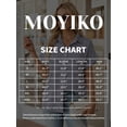 thumbnail image 7 of MOYIKO Short Sleeve Summer Tops for Women Casual Button Down Shirts Striped Business Work Blouses, 7 of 7
