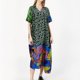 thumbnail image 1 of WILLBEST Vestido Floreado Para Mujer 2025, Falda Informal Con Estampado De Leopardo Para Primavera Y Verano, Vestido Holgado Con Cuello En V Estampado Para Mujer, 1 of 3