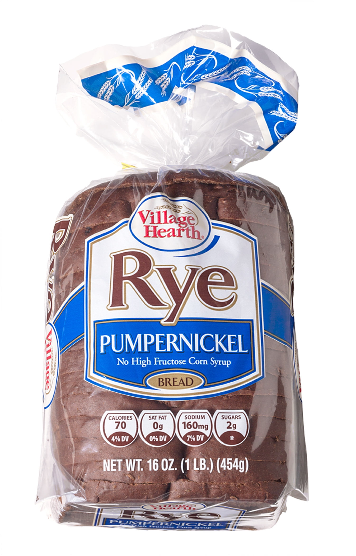 Village Hearth Pumpernickel Rye Bread, 16 oz