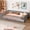 Gray A, variant on URTR Twin Size Montessor Solid Wood Floor Bed, Bed with Fence and Door, Low-to-Floor Bed Frame with Slats, Gray B