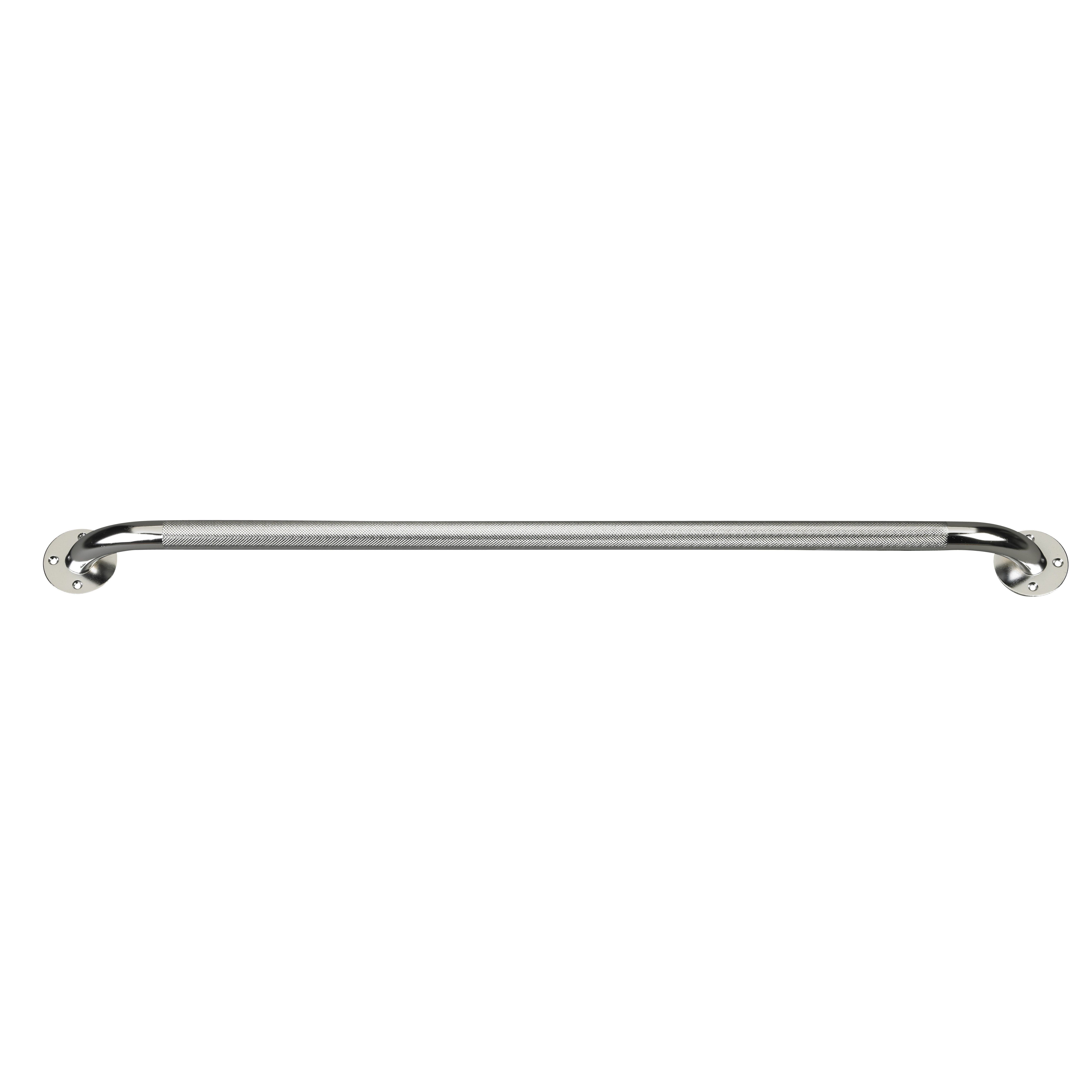 drive™ Chrome Knurled Grab Bar, 32 Inch