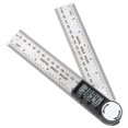 thumbnail image 2 of 0-200mm Stainless Steel Electronic Protractor Digital Goniometer Angle Finder Ruler Angle Miter Gauge Ruler, 2 of 7