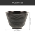 thumbnail image 2 of LOLIPPYY Set of 2 Cast Iron Tea Mugs Retro Design and Easy to Clean for Office and Home Use, 2 of 7