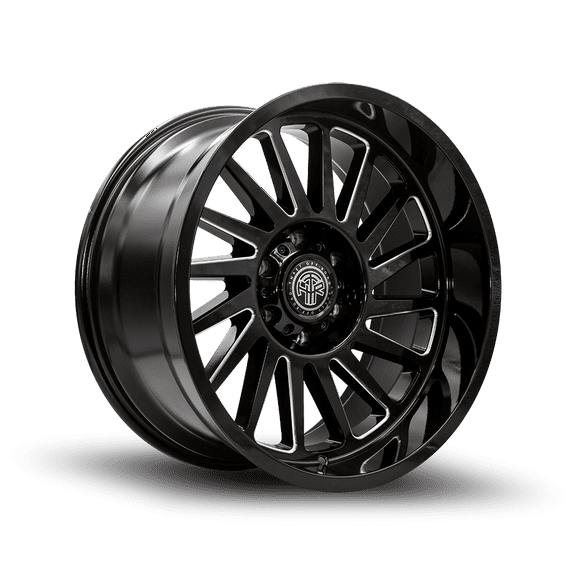 Thret Offroad Omega 902 20x10 -21 Gloss Black Milled Wheel 5x139.7 5x5.5 (QTY 1)