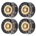 thumbnail image 4 of Accesorios de guitarra, 4 perillas de sombrero de copa Perillas de sombrero de copa Perillas de tono de guitarra eléctrica Altamente versátiles, 4 of 12