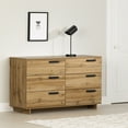 thumbnail image 1 of South Shore Cavalleri 6-Drawer Dresser for Adult, in Nordik Oak, 1 of 13