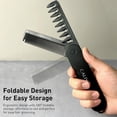 thumbnail image 6 of Folding Hair Comb for Men, Pocket Comb with Fine & Wide Tooth, Styling Comb for Travel and Everyday Grooming Combing Hair, Beard or Mustache, 6 of 8