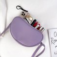 thumbnail image 2 of Bolso Bandolera A La para Mujer Cruzado Piel Sintética Color Sólido Hombro Informal Pequeño, 2 of 9