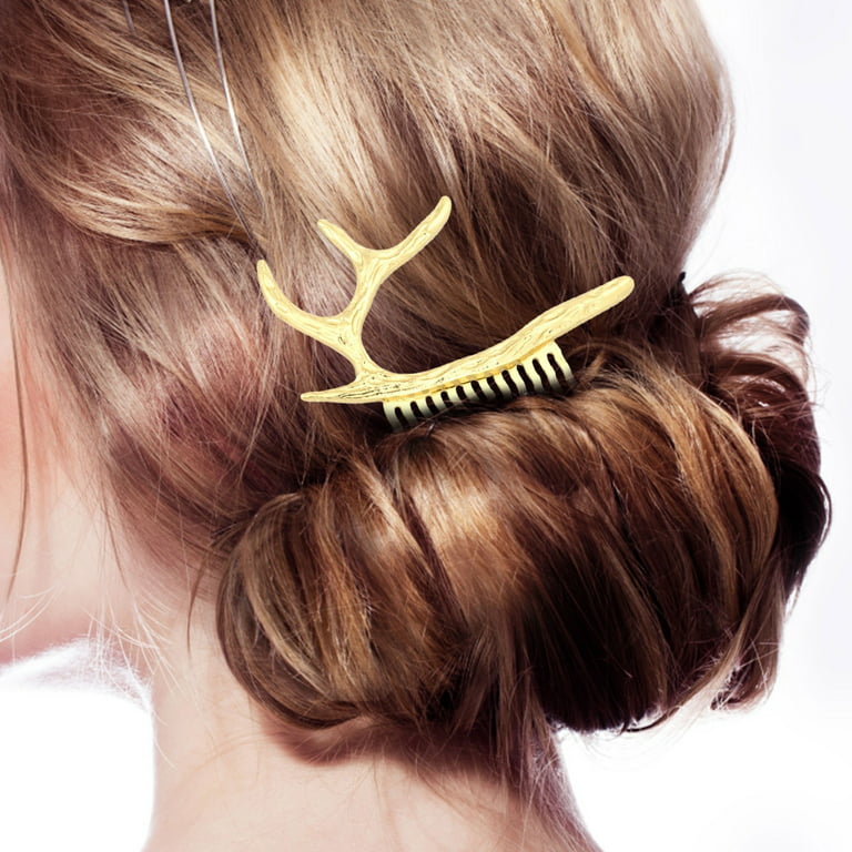 Pearl Hair Clip Barrette Gold Vintage Metal Snap Hair Clip on Bridal Hair  Pin Barrette Golden Fashion Retro Accessories 
