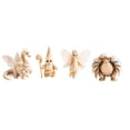 thumbnail image 2 of Craft Glue Ocean Shell DIY Handmade Kit, Marine Seashell Art Craft Set, Beach Theme Wooden Decoration Assembly Kit, Creative Glueing Project, Seaside Souvenir Making Kit, 2 of 8