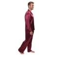 thumbnail image 3 of TexereSilk Men's Classic Silk Pajama Set - Luxury Sleepwear, 3 of 5