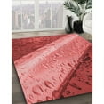 thumbnail image 2 of Ahgly Company Indoor Square Patterned Bean Red Area Rugs, 8' Square, 2 of 6