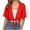 Red, variant on ZZwxWA Womens Oversized Shrug Chiffon Shawl Open Front Tie Short Sleeve Wraps Cropped Sheer Flowy Capes Cardigan Women Tie Front Chiffon Shrug Short Sleeve Cropped Shrug Summer Trendy Shirts