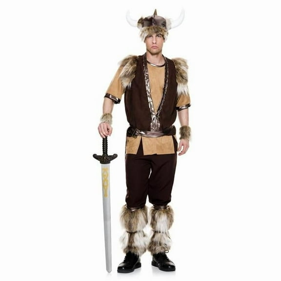 Brave Viking Mens Costume - Large - 7 Piece