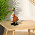 thumbnail image 3 of EUDIDV Home Decor Items Statues Of Ducks Resin For Decoration Of Garden Beautiful Sculptures Of A Sitting Ducks For Garden Patio Fence Pond Decorative Accessories, 3 of 6