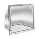 thumbnail image 1 of Cubierta de ventilación de secadora Tapa de ventilación de pared Tapa de ventilación de pared plateada Fácil de instalar Ventilación exterior Cubierta 6 pulgadas, 1 of 8