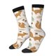 thumbnail image 1 of Fotbe Squirrel And Leaves Calcetas Largas con Estampado para Hombre y Mujer – Calcetas de Compresión Transpirables y Elásticas, Viajar y Uso Diario Talla 5-11, 1 of 6