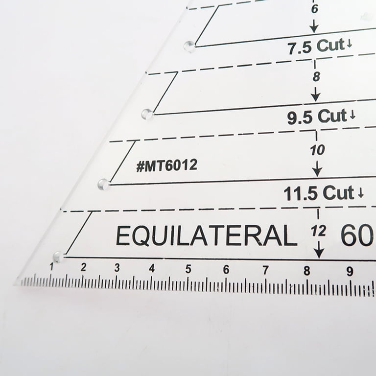 Bce Ruler Sewing Rulers Acrylic Triangle Quilting Sewing Ruler Quilting Ruler