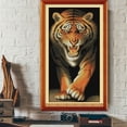thumbnail image 2 of Pintura de diamante para manualidades, taladro completo 5D, pintura de tigre hecha a mano con diamantes, decoración de pared para sala de estar y dormitorio (50x80cm), 2 of 5