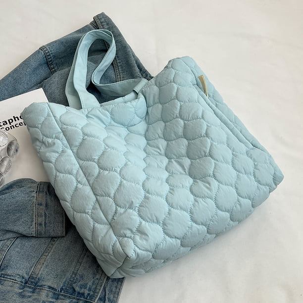Bolso de viaje acolchada Moda Invierno Casual de mano Nylon Algodón acolchado para el trabajo