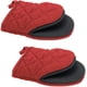 thumbnail image 1 of guantes de horno antideslizantes de neopreno resistentes al calor para cocinar, asar a la parrilla, barbacoa (rojo) Fokelyi WLJ-3220, 1 of 5