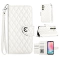 thumbnail image 3 of Case for Samsung Galaxy A24 4G Wallet Cover Wrist Strip Shockproof Stylish Protective Card Holder, 3 of 5
