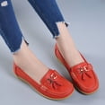 thumbnail image 6 of Spring Summer Breathable Casual Loafers For Women Platform Leather Comfort Wedge Moccasins Ladies Vulcanized Sneakers 44, 6 of 6