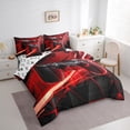 thumbnail image 3 of Castle Fairy Kids Boys Gamer Gamepads Bedding Comforter Set,Geometric Queen Bedding Sets, 3 of 8