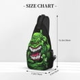 thumbnail image 3 of Slimer Ghostbusters Sling Bag Crossbody Backpack Chest Bags Diagonally Travel Daypack For Women Men Adults Teen, 3 of 8