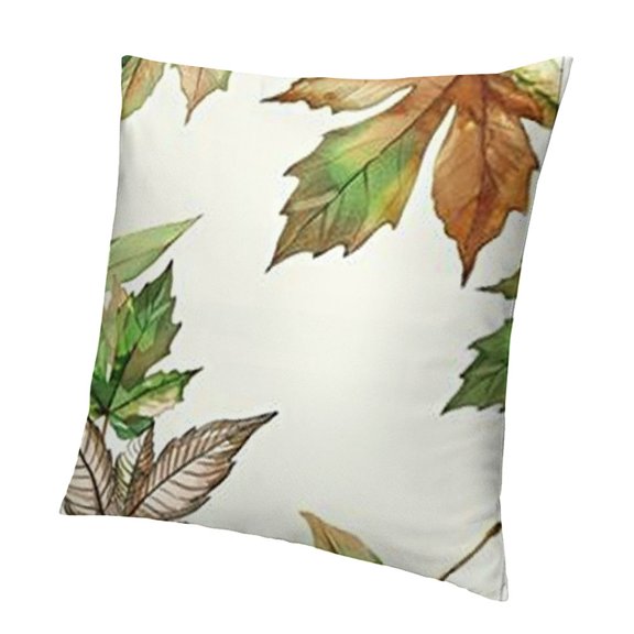 Leaves Throw Pillow Covers Decorative Pillows for Couch Sofa Patio Garden Decor