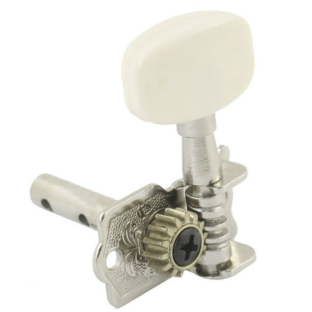 Unique Bargains Machine Head Acoustic Guitar Tuning Key Peg Tuner Silver Tone (Best Acoustic Tuning Pegs)