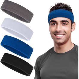 Sports Sweatband Headband Performance Stretch & Moisture  display picture 1