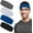 BLack/White/Gray/Blue, variant on Minzimin Sweatbands Set,Sports Headband for Men & Women,4 Pcs Cotton Sweat Head Bands,Moisture Wicking Athletic Terry Cloth Sweat Band for Tennis,Basketball,Football,Gymnastics,Working Out